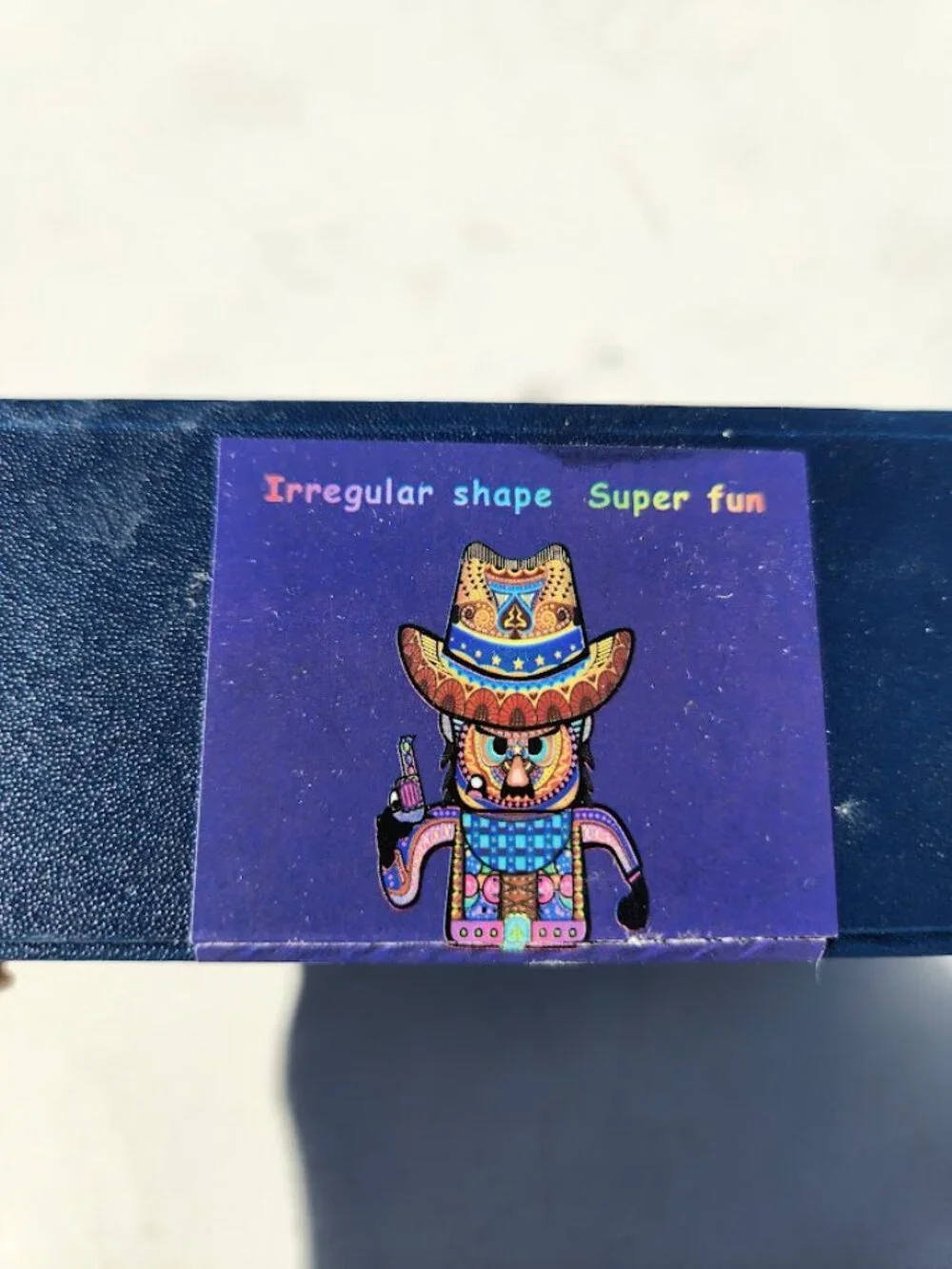 Wooden Puzzle Wood Jigsaw Puzzle Sherriff Cowboy Laser cut wood pieces